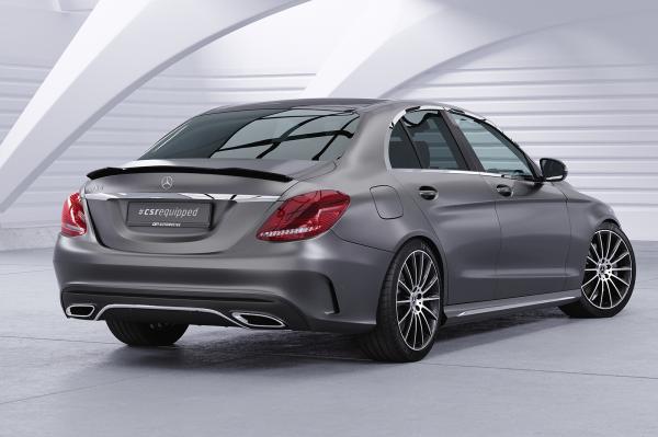 CSR Heckspoiler | Heckflügel mit ABE für Mercedes-Benz C-Klasse W205 HF813-G Glossy schwarz Hochglanz (keine Lackierung erforderlich)