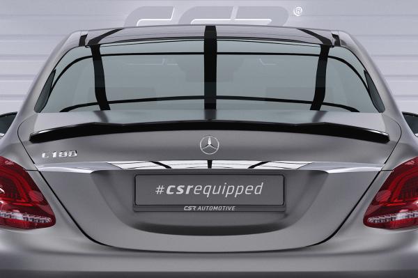 CSR Heckspoiler | Heckflügel mit ABE für Mercedes-Benz C-Klasse W205 HF813-G Glossy schwarz Hochglanz (keine Lackierung erforderlich)
