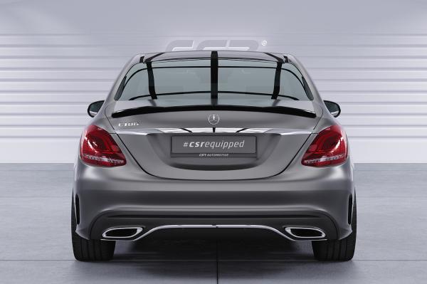 CSR Heckspoiler | Heckflügel mit ABE für Mercedes-Benz C-Klasse W205 HF813-G Glossy schwarz Hochglanz (keine Lackierung erforderlich)
