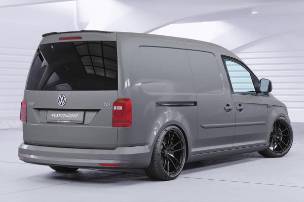 CSR Heckspoiler | Heckflügel mit ABE für VW Caddy 4 (Typ SA) HF814-G Glossy schwarz Hochglanz (keine Lackierung erforderlich)