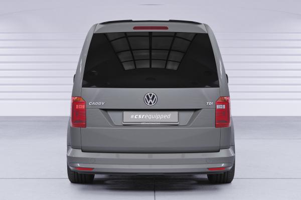 CSR Heckspoiler | Heckflügel mit ABE für VW Caddy 4 (Typ SA) HF814-G Glossy schwarz Hochglanz (keine Lackierung erforderlich)