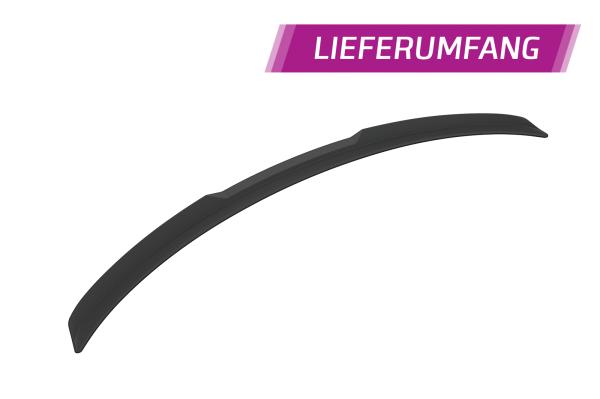 CSR Heckspoiler | Heckflügel mit ABE für Smart fortwo (453) HF815-S strukturiert schwarz matt (keine Lackierung erforderlich)