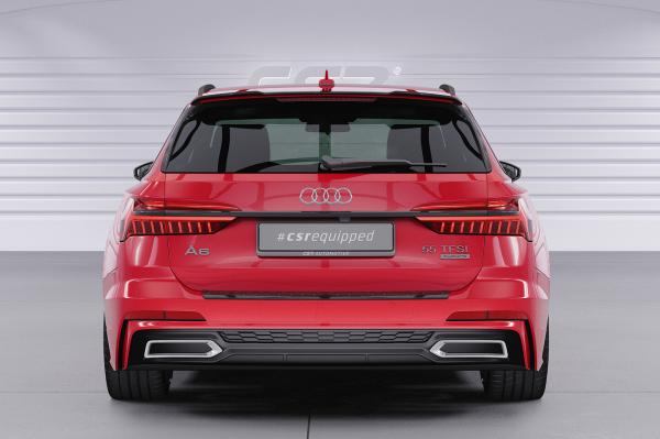 CSR Heckspoiler | Heckflügel mit ABE für Audi A6 C8 (Typ 4K/F2) Avant HF826-L Lackierung erforderlich (unlackiert roh)