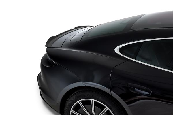 CSR Heckspoiler | Heckflügel mit ABE für Porsche Taycan HF827-C Carbon Look Hochglanz (keine Lackierung erforderlich)