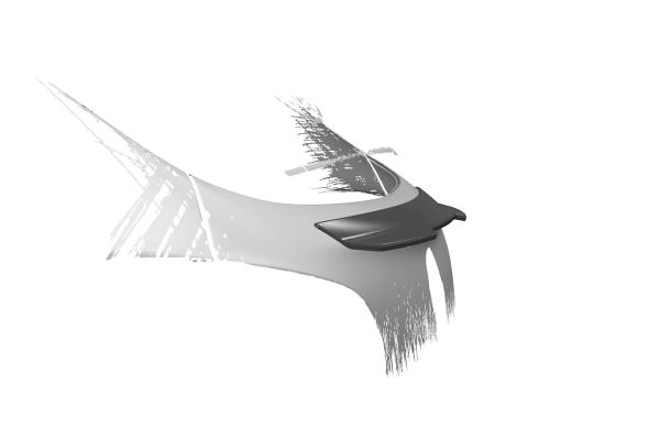 CSR Heckspoiler | Heckflügel mit ABE für Opel Corsa E HF831-C Carbon Look Hochglanz (keine Lackierung erforderlich)