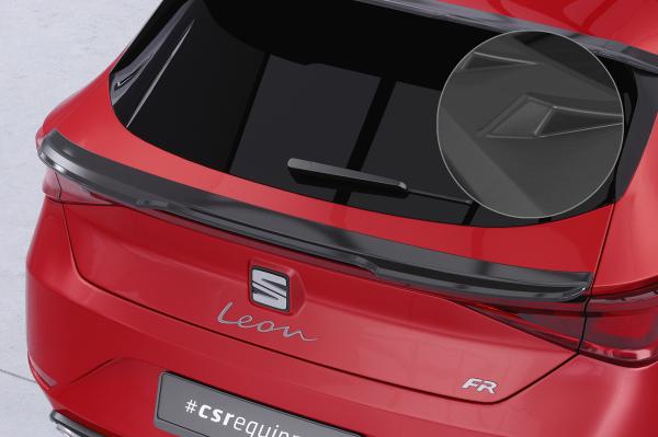 CSR Heckspoiler | Heckflügel mit ABE für Seat Leon 4 (Typ KL) HF835-L Lackierung erforderlich (unlackiert roh)