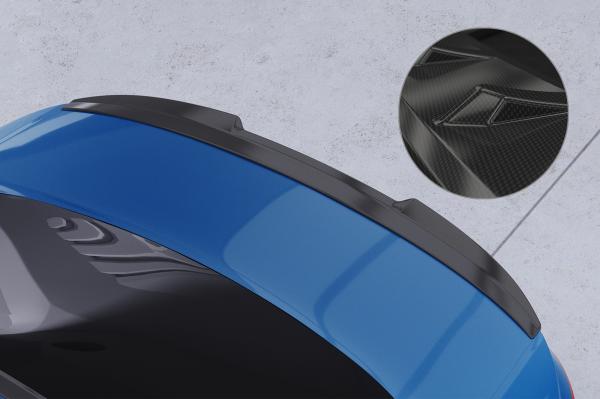 CSR Heckspoiler | Heckflügel mit ABE für Audi A4 B9 (Typ 8W) Limousine HF840-C Carbon Look Hochglanz (keine Lackierung erforderlich)