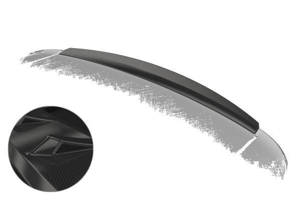 CSR Heckspoiler | Heckflügel mit ABE für Peugeot 407 HF850-C Carbon Look Hochglanz (keine Lackierung erforderlich)