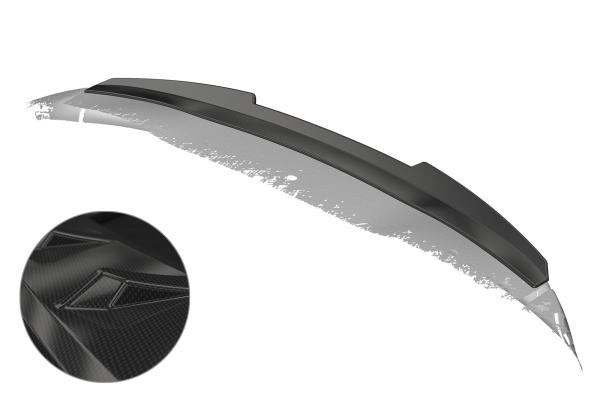 CSR Heckspoiler | Heckflügel mit ABE für Toyota Aygo 2 HF853-G Glossy schwarz Hochglanz (keine Lackierung erforderlich)