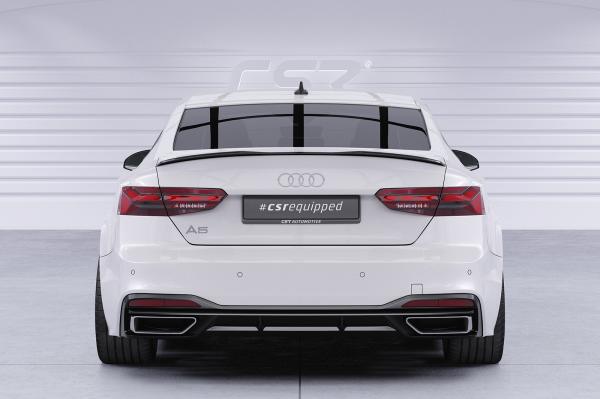 CSR Heckspoiler | Heckflügel mit ABE für Audi A5 (F5) Sportback HF859-G Glossy schwarz Hochglanz (keine Lackierung erforderlich)