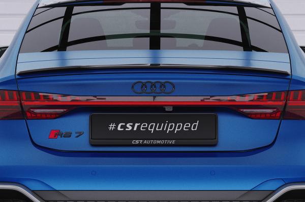 CSR Heckspoiler | Heckflügel mit ABE für Audi A7/S7/RS7 (C8) Sportback HF860-G Glossy schwarz Hochglanz (keine Lackierung erforderlich)