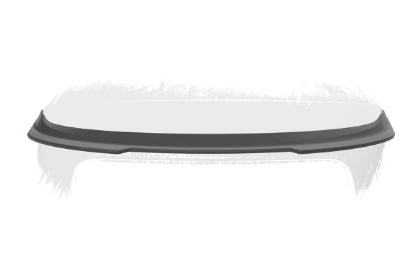 CSR Heckspoiler | Heckflügel mit ABE für Smart fortwo 453 Cabrio HF863-G Glossy schwarz Hochglanz (keine Lackierung erforderlich)