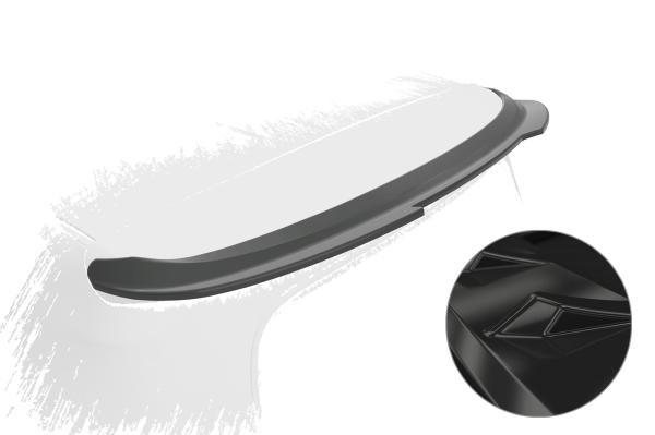 CSR Heckspoiler | Heckflügel mit ABE für Smart fortwo 453 Cabrio HF863-G Glossy schwarz Hochglanz (keine Lackierung erforderlich)