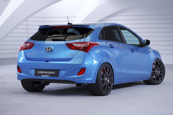 CSR Heckspoiler | Heckflügel mit ABE für Hyundai I30 (GD) HF873-S strukturiert schwarz matt (keine Lackierung erforderlich)