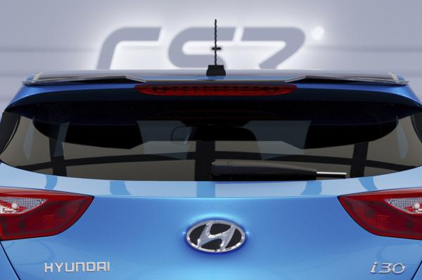 CSR Heckspoiler | Heckflügel mit ABE für Hyundai I30 (GD) HF873-S strukturiert schwarz matt (keine Lackierung erforderlich)