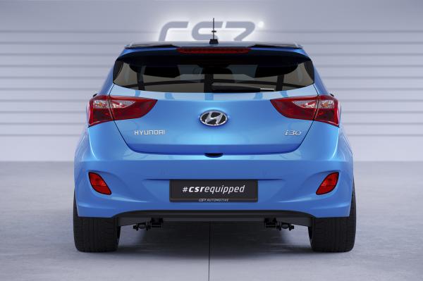 CSR Heckspoiler | Heckflügel mit ABE für Hyundai I30 (GD) HF873-G Glossy schwarz Hochglanz (keine Lackierung erforderlich)