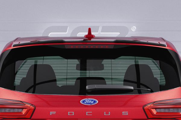 CSR Heckspoiler | Heckflügel mit ABE für Ford Focus MK4 Turnier HF877-C Carbon Look Hochglanz (keine Lackierung erforderlich)