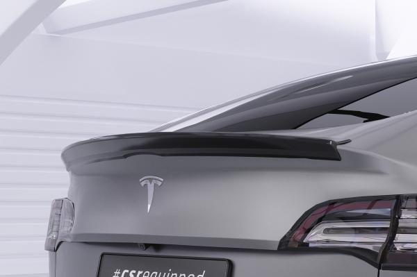 CSR Heckspoiler | Heckflügel mit ABE für Tesla Model Y HF878-S strukturiert schwarz matt (keine Lackierung erforderlich)