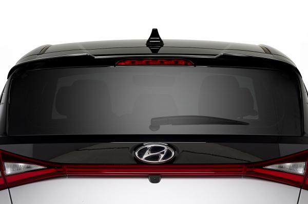 CSR Heckspoiler | Heckflügel mit ABE für Hyundai I20 (BC3) HF883-G Glossy schwarz Hochglanz (keine Lackierung erforderlich)