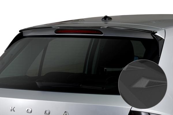 CSR Heckspoiler | Heckflügel mit ABE für Skoda Fabia 3 HF884-S strukturiert schwarz matt (keine Lackierung erforderlich)