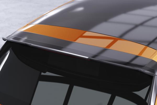 CSR Heckspoiler | Heckflügel mit ABE für Skoda Fabia 4 HF886-S strukturiert schwarz matt (keine Lackierung erforderlich)