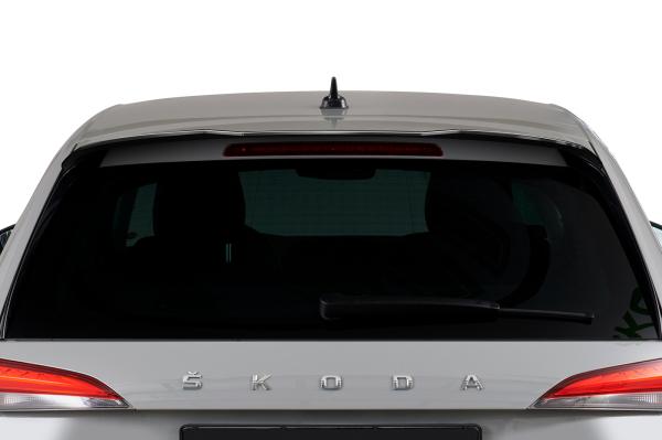 CSR Heckspoiler | Heckflügel mit ABE für Skoda Scala HF887-G Glossy schwarz Hochglanz (keine Lackierung erforderlich)