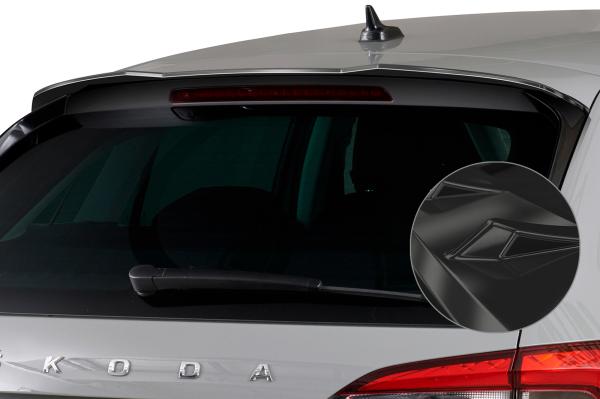 CSR Heckspoiler | Heckflügel mit ABE für Skoda Scala HF887-G Glossy schwarz Hochglanz (keine Lackierung erforderlich)