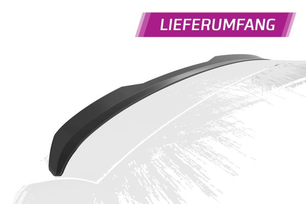 CSR Heckspoiler | Heckflügel mit ABE für Skoda Scala HF887-G Glossy schwarz Hochglanz (keine Lackierung erforderlich)