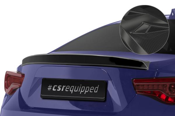 CSR Heckspoiler | Heckflügel mit ABE für Subaru BRZ (Facelift) HF898-C Carbon Look Hochglanz (keine Lackierung erforderlich)
