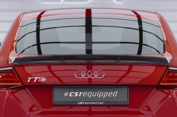 CSR Heckspoiler | Heckflügel mit ABE für Audi TT / TTS (FV/8S) HF899-G Glossy schwarz Hochglanz (keine Lackierung erforderlich)