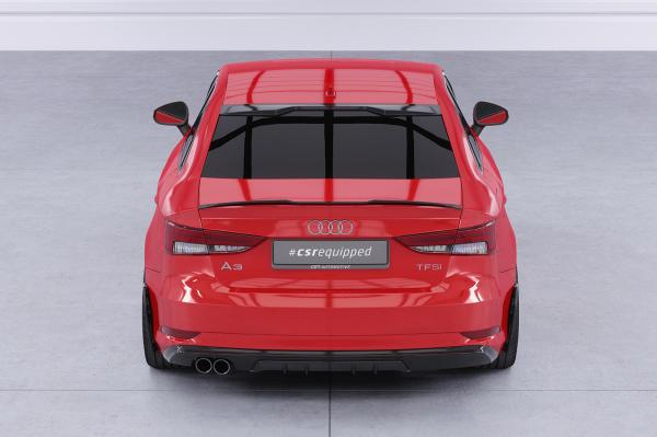 CSR Heckspoiler | Heckflügel mit ABE für Audi A3 8V Limousine HF900-G Glossy schwarz Hochglanz (keine Lackierung erforderlich)