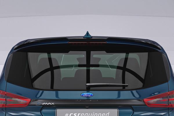 CSR Heckspoiler | Heckflügel mit ABE für Ford S-Max 2. Gen HF910-S strukturiert schwarz matt (keine Lackierung erforderlich)