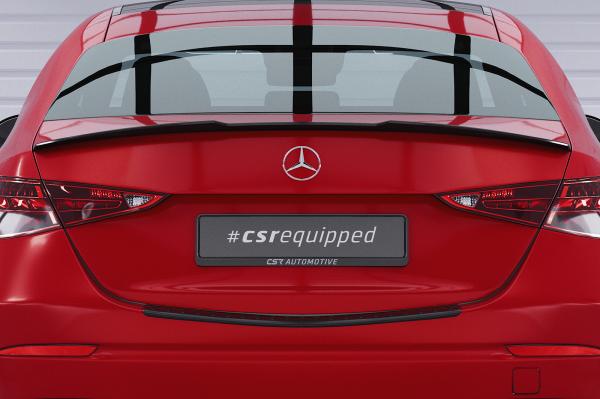 CSR Heckspoiler | Heckflügel mit ABE für Mercedes-Benz C-Klasse (W206) Limousine HF914-S strukturiert schwarz matt (keine Lackierung erforderlich)