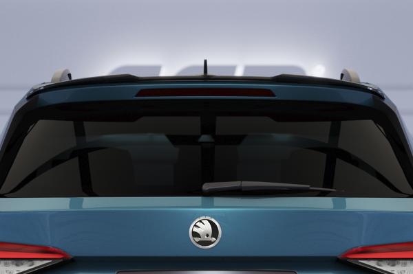 CSR Heckspoiler | Heckflügel mit ABE für Skoda Kodiaq HF916-G Glossy schwarz Hochglanz (keine Lackierung erforderlich)