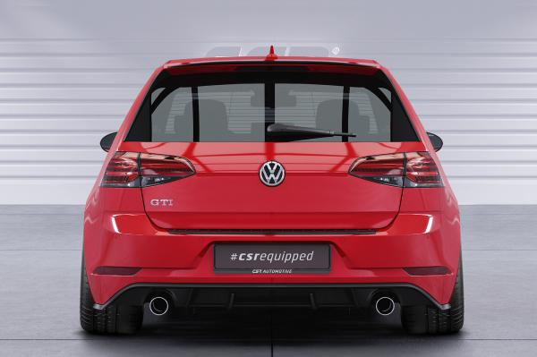 CSR Heckspoiler | Heckflügel mit ABE für VW Golf 7 (Typ AU) GTI, GTD, GTE, R, R-Line HF918-G Glossy schwarz Hochglanz (keine Lackierung erforderlich)