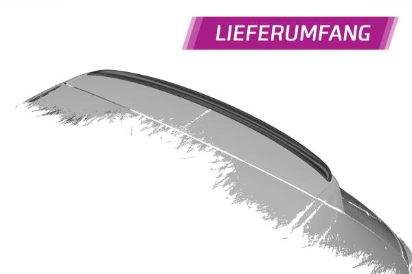 CSR Heckspoiler | Heckflügel mit ABE für VW Golf 7 (Typ AU) HF919-S strukturiert schwarz matt (keine Lackierung erforderlich)