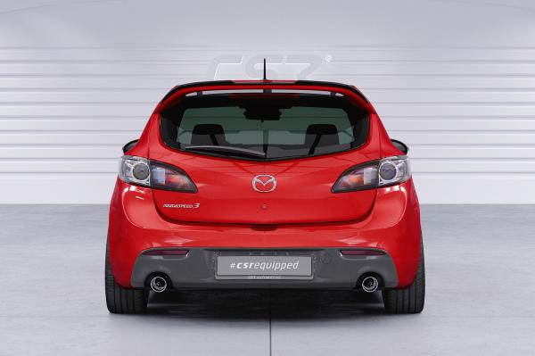 CSR Heckspoiler | Heckflügel mit ABE für Mazda 3 (Typ BL) MPS HF920-C Carbon Look Hochglanz (keine Lackierung erforderlich)
