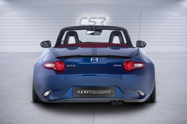 CSR Heckspoiler | Heckflügel mit ABE für Mazda MX-5 4 (Typ ND) HF924-G Glossy schwarz Hochglanz (keine Lackierung erforderlich)