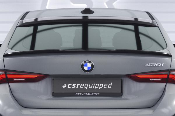 CSR Heckspoiler | Heckflügel mit ABE für BMW 4er / i4 G26 Gran Coupe HF926-S strukturiert schwarz matt (keine Lackierung erforderlich)