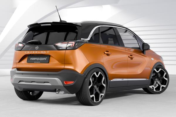CSR Heckspoiler | Heckflügel mit ABE für Opel Crossland X / Crossland HF934-G Glossy schwarz Hochglanz (keine Lackierung erforderlich)