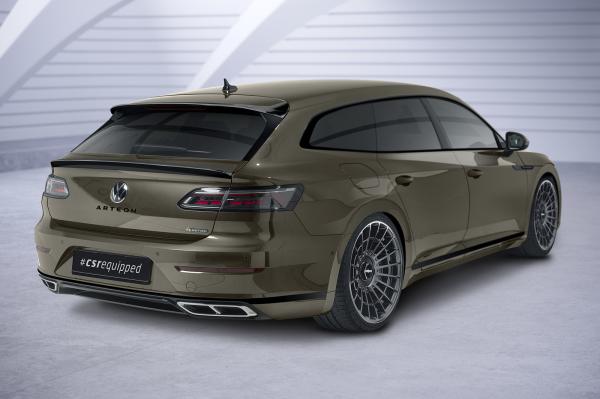 CSR Heckspoiler | Heckflügel mit ABE für VW Arteon Shooting Brake HF943-S strukturiert schwarz matt (keine Lackierung erforderlich)