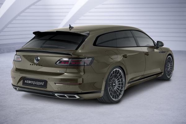 CSR Heckspoiler | Heckflügel mit ABE für VW Arteon Shooting Brake HF944-S strukturiert schwarz matt (keine Lackierung erforderlich)