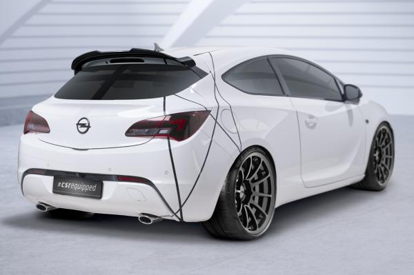 CSR Heckspoiler | Heckflügel mit ABE für Opel Astra J GTC OPC-Line HF950-S strukturiert schwarz matt (keine Lackierung erforderlich)