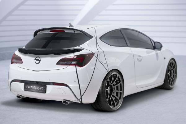 CSR Heckspoiler | Heckflügel mit ABE für Opel Astra J GTC HF951-C Carbon Look Hochglanz (keine Lackierung erforderlich)