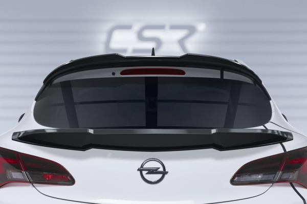 CSR Heckspoiler | Heckflügel mit ABE für Opel Astra J GTC HF951-C Carbon Look Hochglanz (keine Lackierung erforderlich)