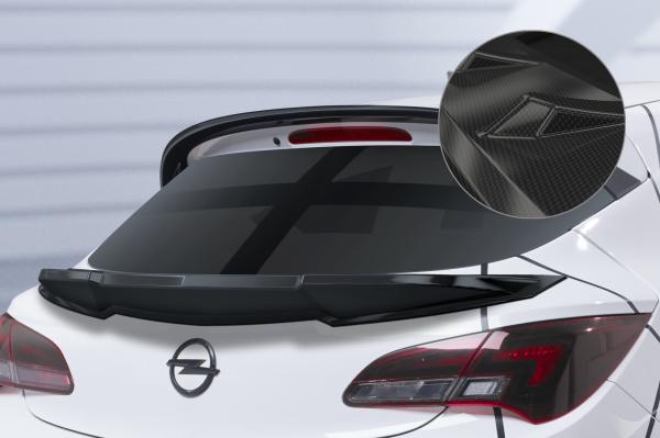 CSR Heckspoiler | Heckflügel mit ABE für Opel Astra J GTC HF951-C Carbon Look Hochglanz (keine Lackierung erforderlich)