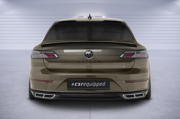 CSR Heckspoiler | Heckflügel mit ABE für VW Arteon Shooting Brake HF952-S strukturiert schwarz matt (keine Lackierung erforderlich)