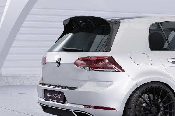 CSR Heckspoiler | Heckflügel mit ABE für VW Golf 7 (Typ AU) HF953-C Carbon Look Hochglanz (keine Lackierung erforderlich)