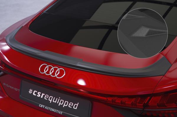 CSR Heckspoiler | Heckflügel mit ABE für Audi e-tron GT (FW) HF956-S strukturiert schwarz matt (keine Lackierung erforderlich)