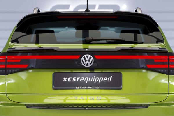 CSR Heckspoiler | Heckflügel mit ABE für VW Taigo (Typ CS) HF958-S strukturiert schwarz matt (keine Lackierung erforderlich)